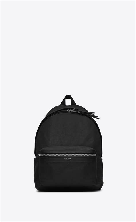 ysl mini city backpack|City backpack in matte leather .